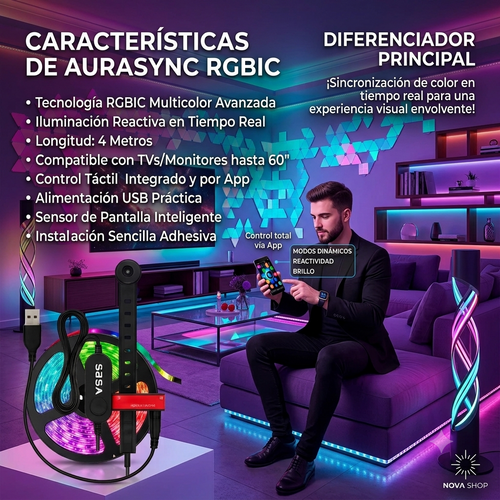 AuraSync™  luces LED inteligente para gamers